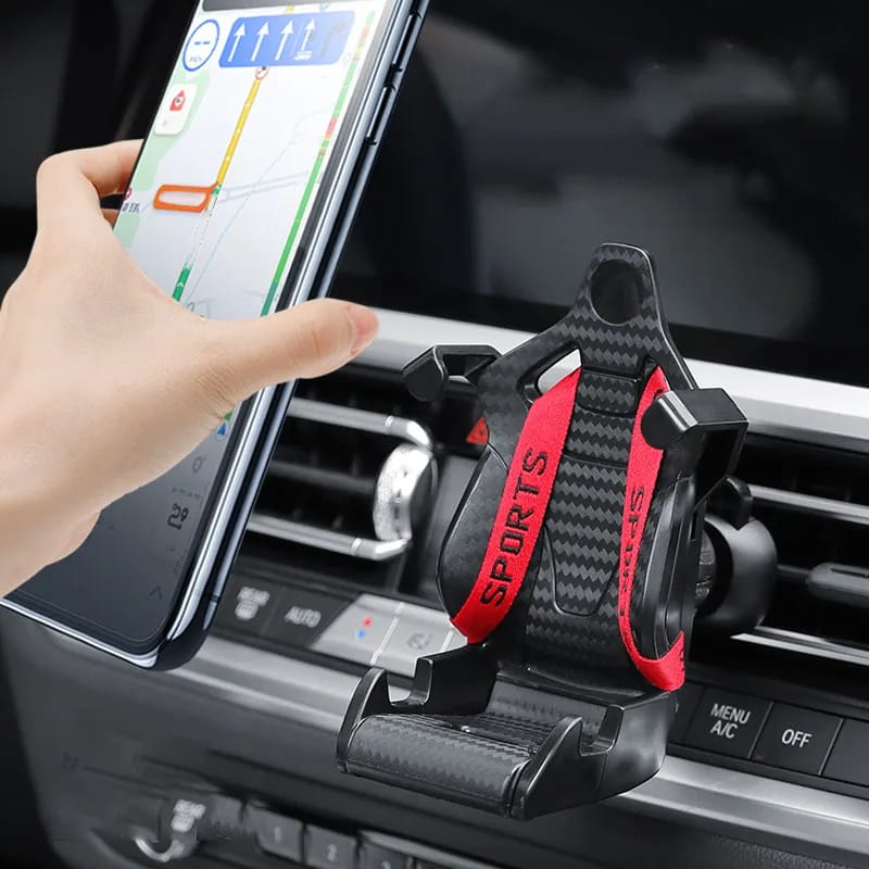 Car Air Vent Phone Holder Car air vent phone holder with smartphone