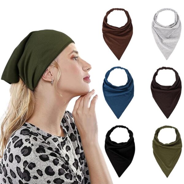 Women headband scarf set in multiple colors