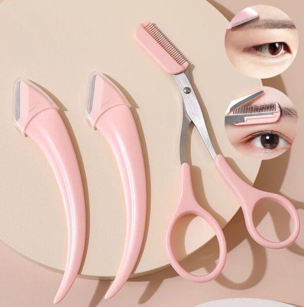 Precision Eyebrow Styling Razor with Comb