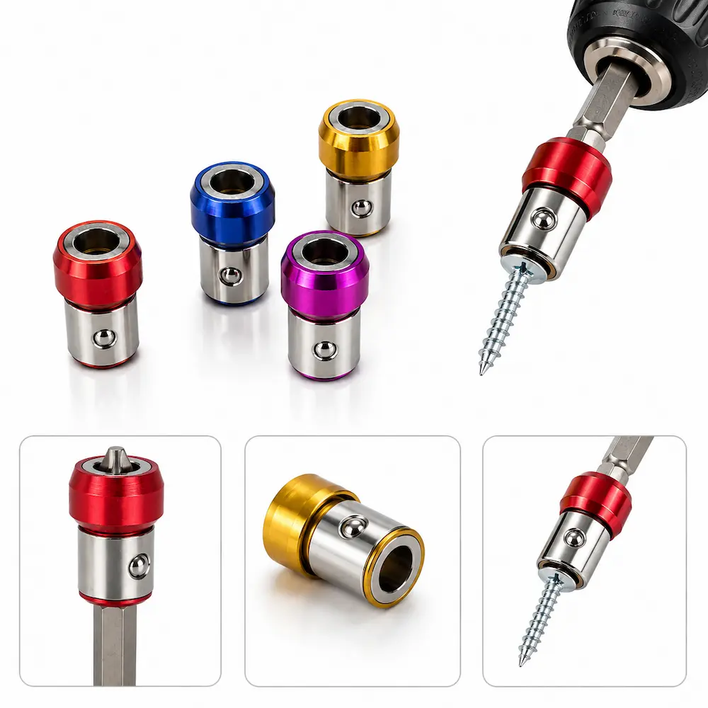 magnetic screw holder ring