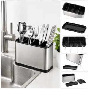 Stainless Steel Cutlery Holder